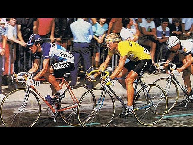 Arroyo y Laurent Fignon 1984