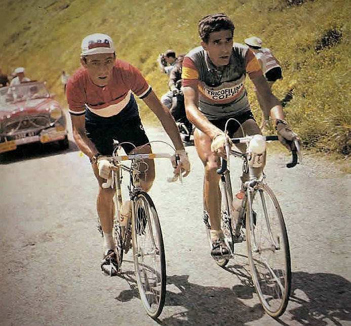 Bahamontes y Gaul, en el Tourmalet, en 1959 1