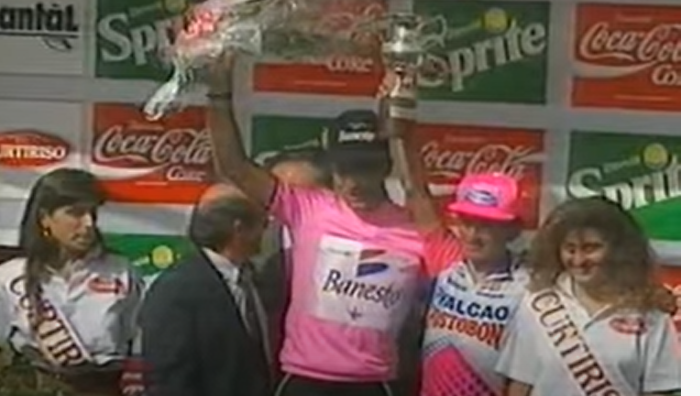 1992 Giro a Italia  Latina › Monte Terminillo lucho herrera indurain