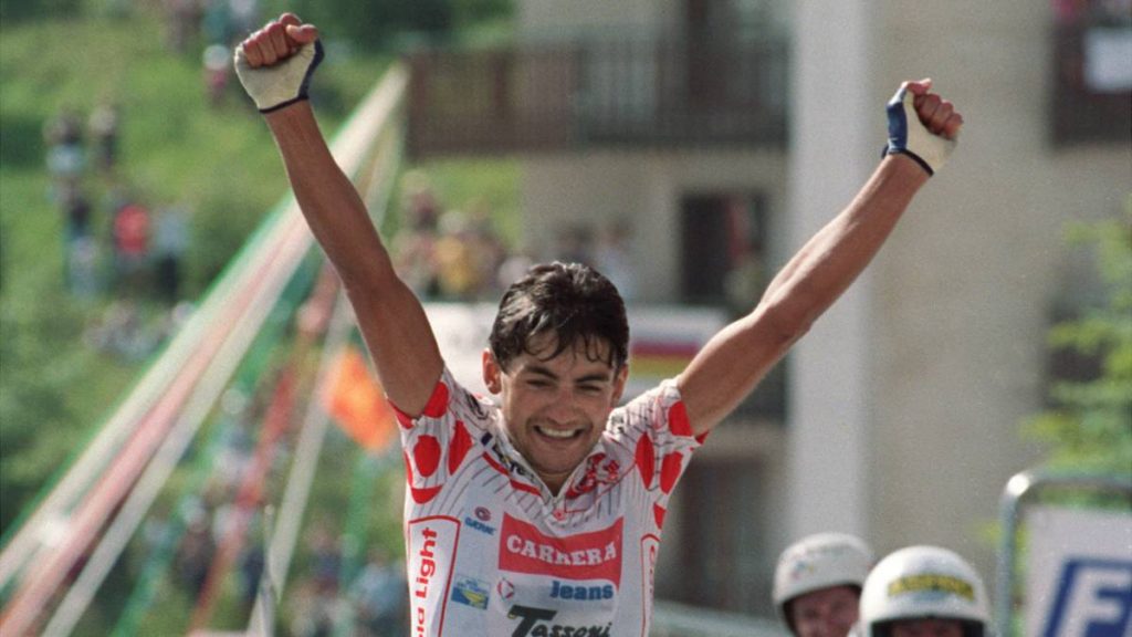 Claudio Chiappucci 13ª etapa del tour 1992 Saint-Gervais › Sestriere