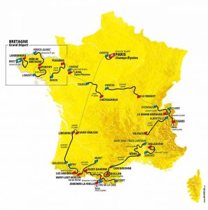 recorrido tour de Francia 2021